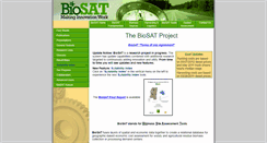 Desktop Screenshot of biosat.net